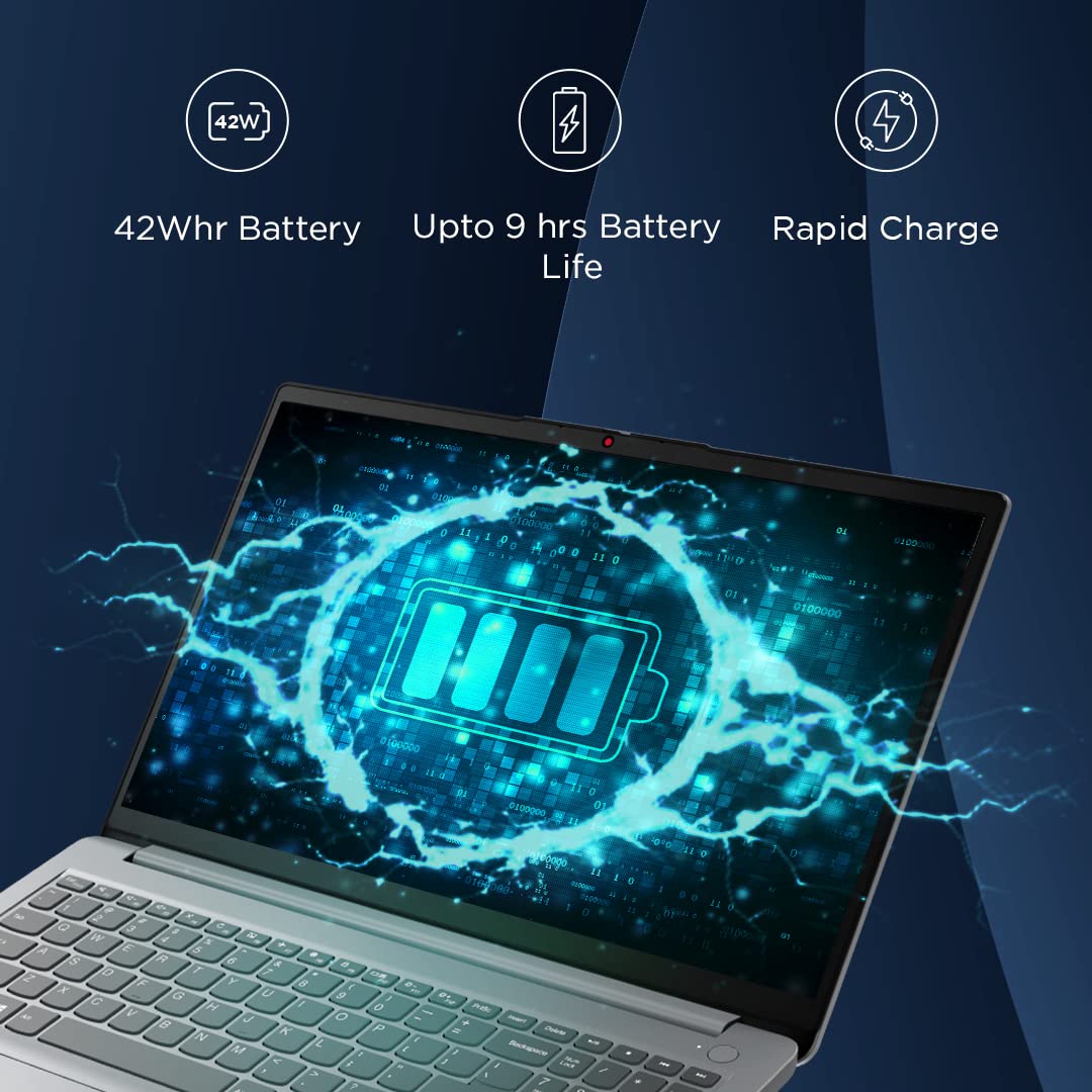 Laptop Lenovo (82RK019DIN) - i3-1215U | 8GB Ram | 512GB SSD | Win11+MSO'24 | 15.6" FHD | Arctic Grey