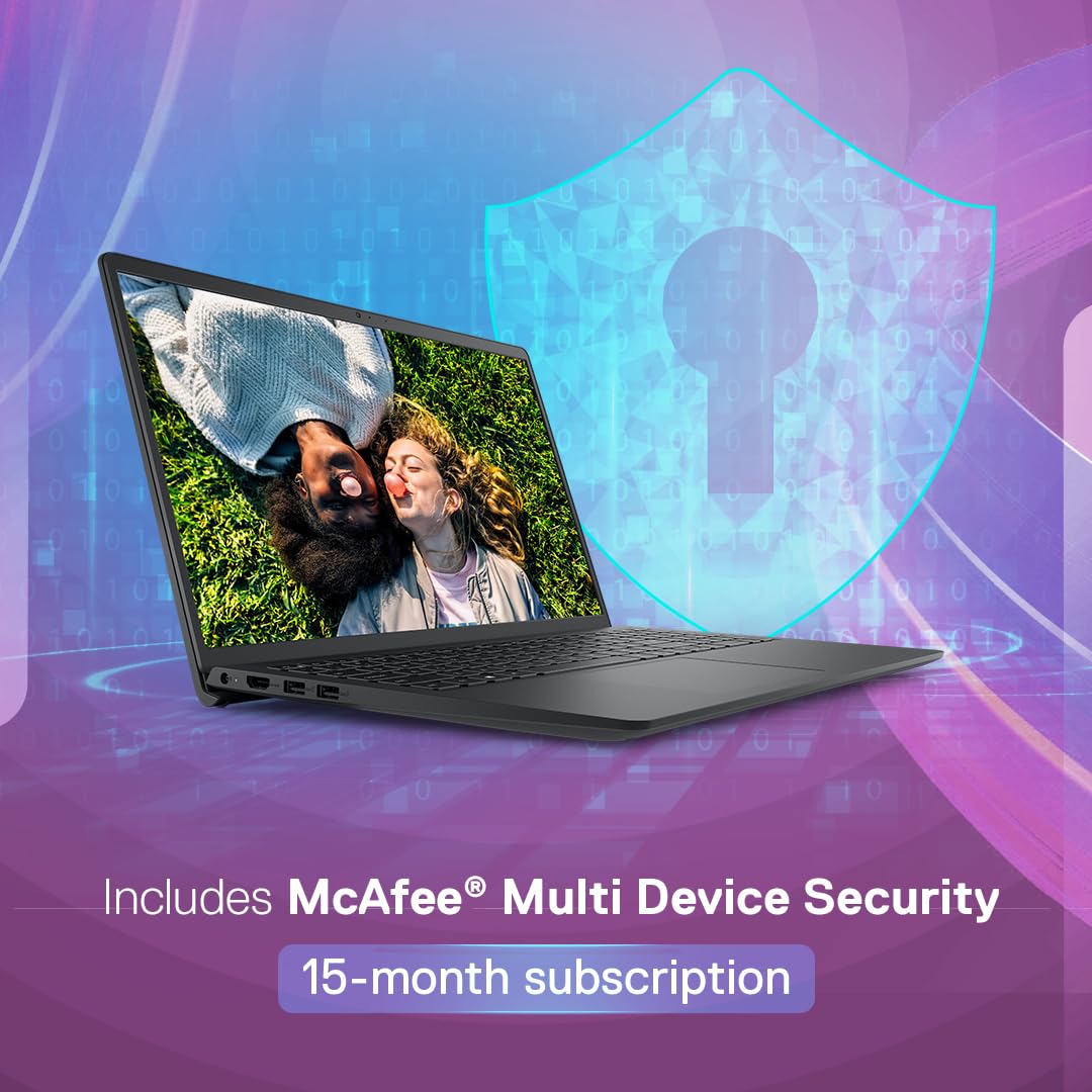 Dell Inspiron 3520 Laptop, 12th Gen Intel Core i5-1235U Processor, 8GB, 512GB SSD, 15.6" (39.62Cms) FHD Display- 3 Side Narrow Border, Win 11 + MSO'21, 2 Tuned Speakers, Black, Thin & Light-1.65Kg