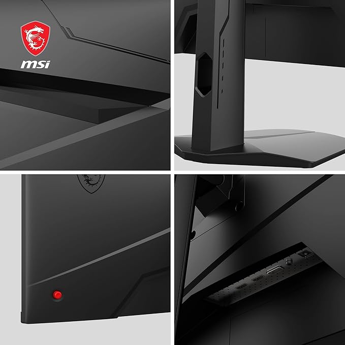 MSI G274F 27-Inch FHD Gaming Monitor - 1920 x 1080 Rapid IPS Panel, 180Hz Refresh Rate, 1ms Response Time, 134% sRGB Color Gamut, G-SYNC Compatible, Anti-Flicker Technology, VESA Mount, Black