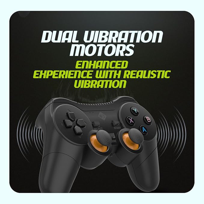 Cosmic Byte Nexus Wireless Controller for PC | Dual Vibration, Sensitive Triggers, Fast Response | Powered by 2 AAA Batteries (Not Included)