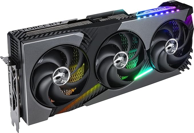 MSI GeForce RTX 5070 Ti 16G Vanguard SOC Launch Edition Graphic Card - NVIDIA GeForce RTX 5070 Ti GPU, 16GB GDDR7 256-bit Memory, 28 Gbps, PCI Express Gen 5 Interface, Upto 2588 MHz, STORMFORCE Fan