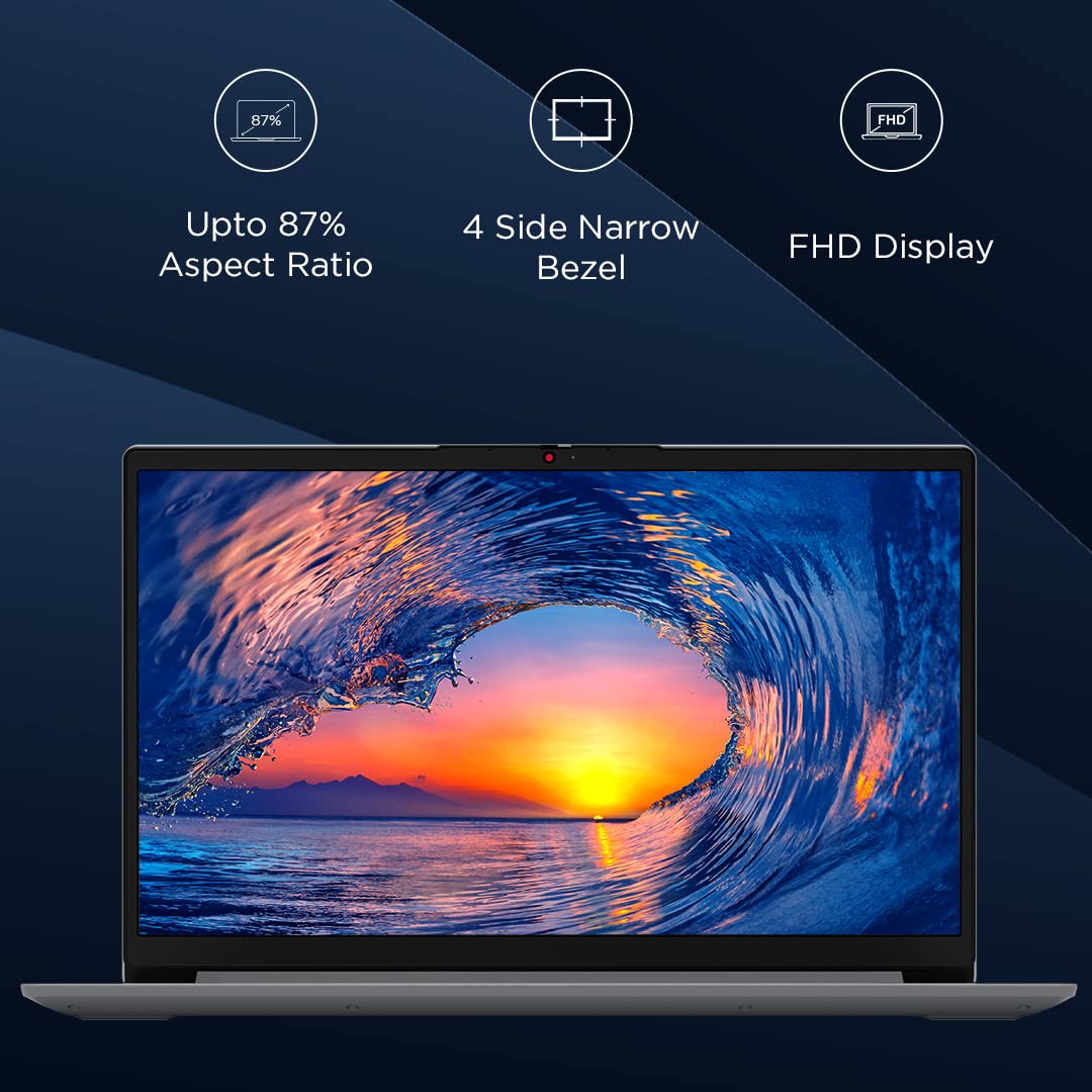 Laptop Lenovo (82RK019DIN) - i3-1215U | 8GB Ram | 512GB SSD | Win11+MSO'24 | 15.6" FHD | Arctic Grey