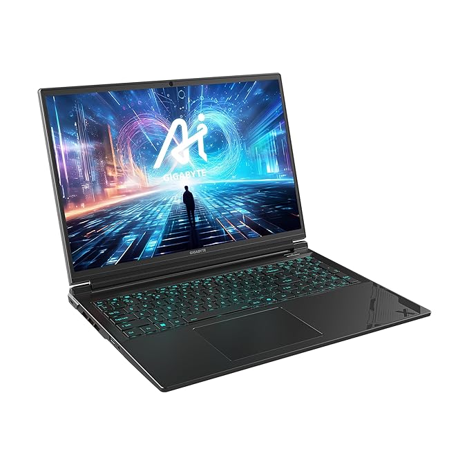 GIGABYTE G6X 9MG-42IN853SH, i7-13650HX, GeForce RTX 4050 GDDR6 6GB, 16.0“ 16:10 WUXGA (1920x1200) 165Hz Display (45% NTSC, MUX Switch, DDR5 4800 8GB*2, Gen4 512GB, 1-Zone RGB Backlit Keyboard