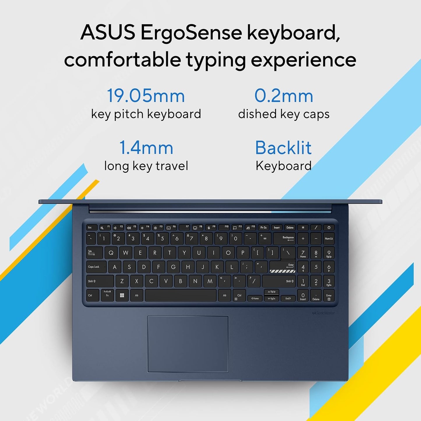 ASUS Vivobook 15, Light Weight Laptop, IntelCore i5-1235U (8GB/512GB/Intel Iris Xe /15.6" FHD/Windows 11 Home),Quiet Blue,X1504ZA-NJ520WS