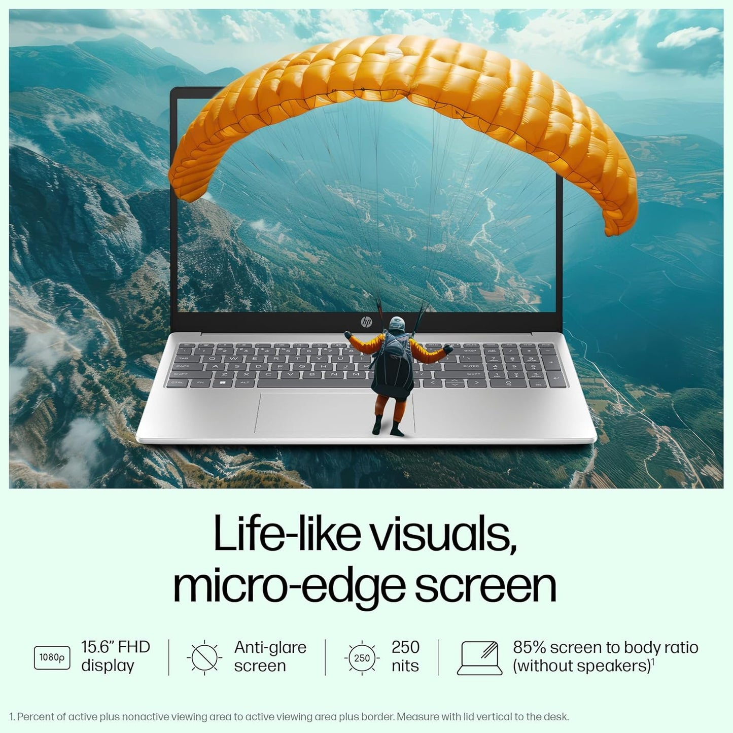 HP 15,13th Gen Intel Core i7-1355U Laptop,(16GB DDR4, 512GB SSD) Antiglare, 15.6’’/39.6cm, FHD, Win11, M365 Basic(1yr), Office Home 24, Silver, 1.59kg, Iris Xe, FHD Camera w/Shutter, Backlit, fd0468tu