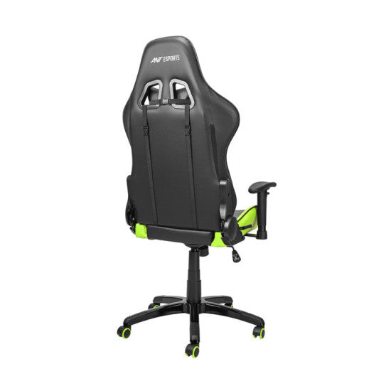 Ant ESports 9077 Ergonomic Gaming Chair - Black-Green