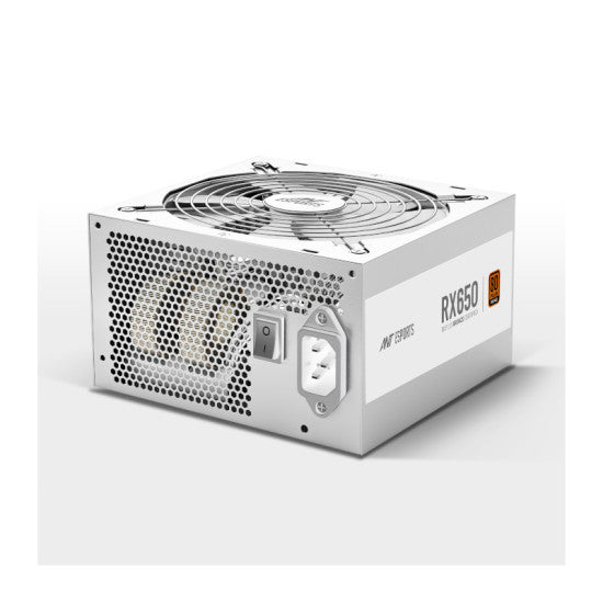 Ant Esports RX650 White - 80 Plus Bronze Certified 650 Watt Non-Modular Power Supply