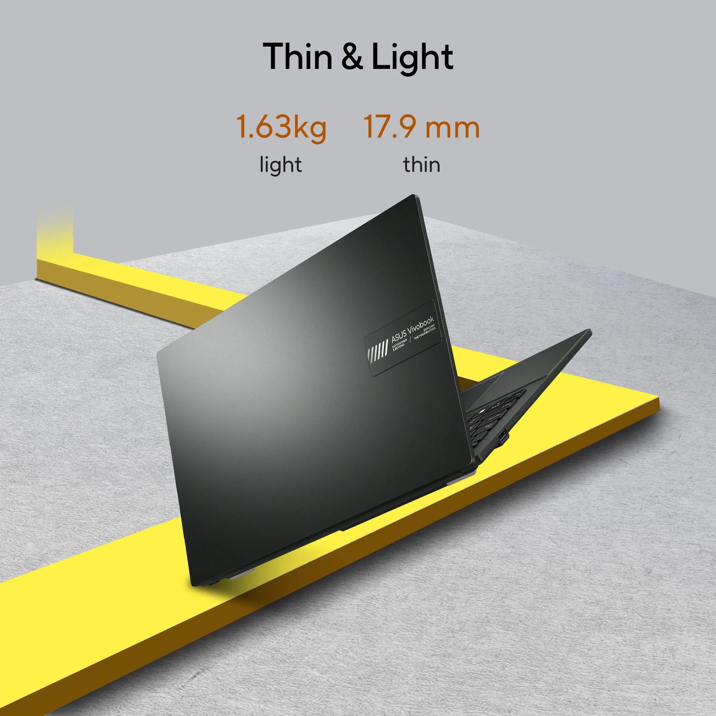 ASUS Vivobook Go 15 (2023), AMD Ryzen 5 7520U, 15.6" (39.62 cm) FHD, Thin and Light Laptop (16GB/512GB SSD/Integrated Graphics/Windows 11/Office 2021/Black/1.8 Kg), E1504FA-NJ549WS