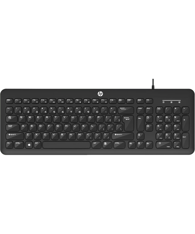 HP K160 Wired USB Standard Desktop Keyboard Compatible with Desktop, Laptop