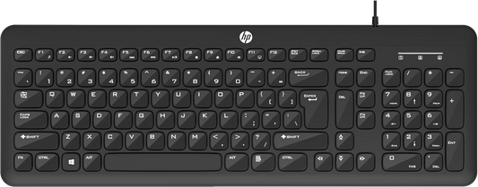 HP K160 Wired USB Standard Desktop Keyboard Compatible with Desktop, Laptop