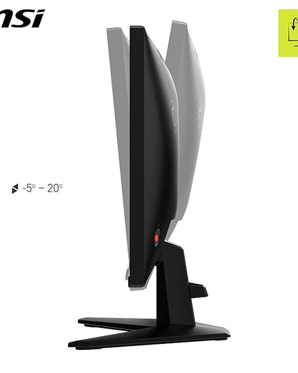 MSI MAG 255F E20 24.5-Inch FHD 1920x1080 Gaming Monitor, 200Hz, 0.5ms, HDR Ready, AMD FreeSync Premium, Eye Care, AI Vision, HDMI 2.0b, DP 1.2a, Frame-Less, Tilt Adjustable, Vesa Mount, Black