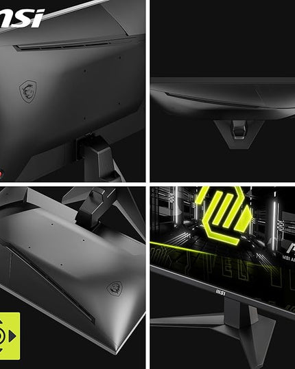 MSI MAG 255F E20 24.5-Inch FHD 1920x1080 Gaming Monitor, 200Hz, 0.5ms, HDR Ready, AMD FreeSync Premium, Eye Care, AI Vision, HDMI 2.0b, DP 1.2a, Frame-Less, Tilt Adjustable, Vesa Mount, Black