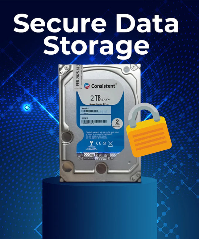 Consistent 2TB SATA Internal Hard Drive, 3.5 Inch, High Performance Desktop HDD with 2 Years Warranty.