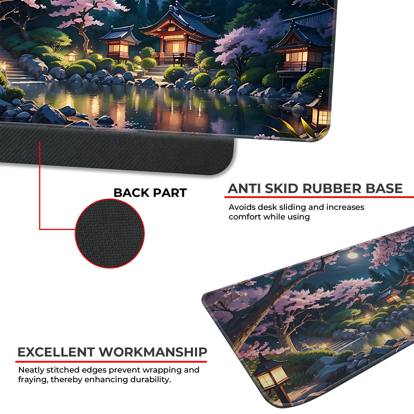 Japanese Festive Night – XXL Mousepad