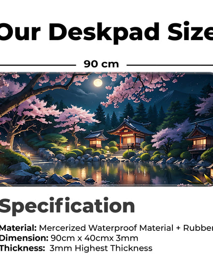 Japanese Festive Night – XXL Mousepad