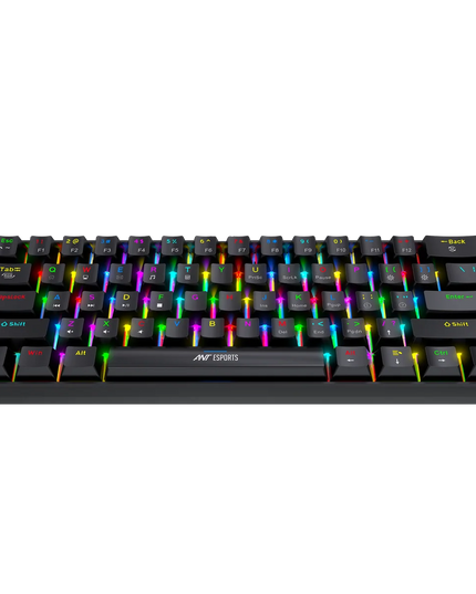 MK1350 Mini Wired Mechanical Gaming Keyboard - Black