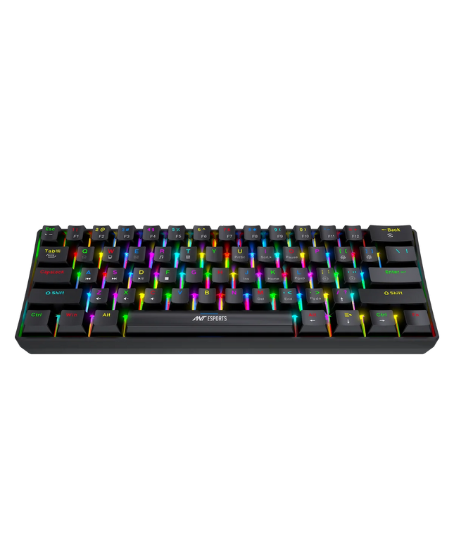 MK1350 Mini Wired Mechanical Gaming Keyboard - Black