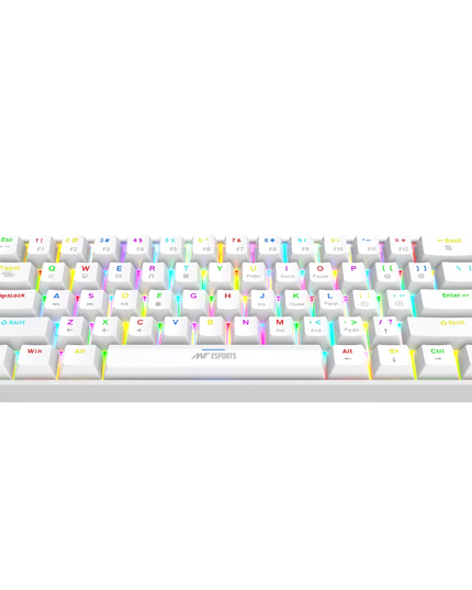 MK1350 Mini Wired Mechanical Gaming Keyboard - White