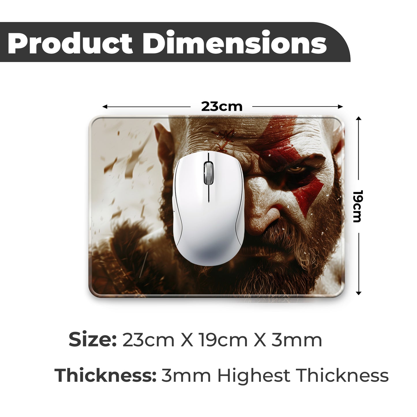 Kratos – S Size Mousepad