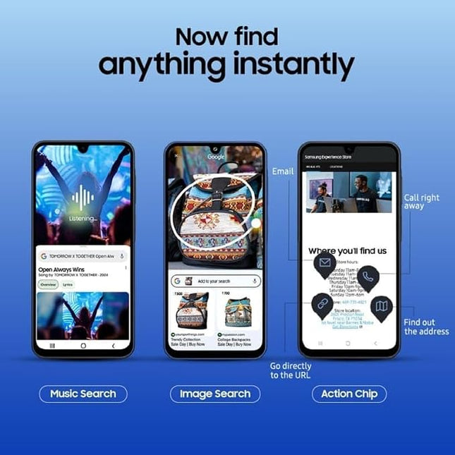 Samsung Galaxy A17 5G (Blue, 6GB RAM, 128GB Storage) | 50 MP No Shake Camera | Gemini Live | Circle to Search | Super AMOLED | Corning Gorilla Glass Victus | 7.5mm Sleek | AI