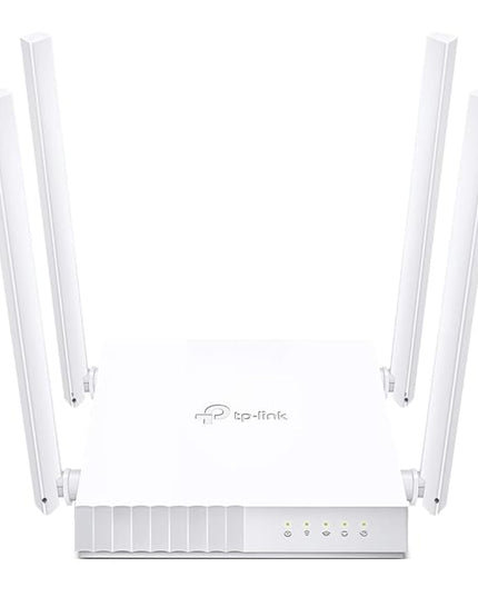 TP-Link Archer C24 AC750 Mbps Dual-Band, WiFi Wireless Router | Multi Mode | 4 Antennas | Ipv6 Supported | Parental Controls | Guest Network | Smooth HD Streaming, White