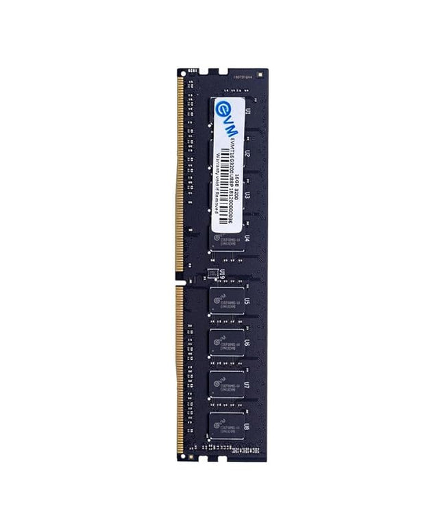 EVM 16GB DDR4 Desktop RAM Memory | 3200MHz | PC4-25600 | Long-DIMM | 288-Pin | 1.2V Low Voltage | High Performance | Intel & AMD Compatible | 10 Year Warranty (EVMT16G3200U88P)