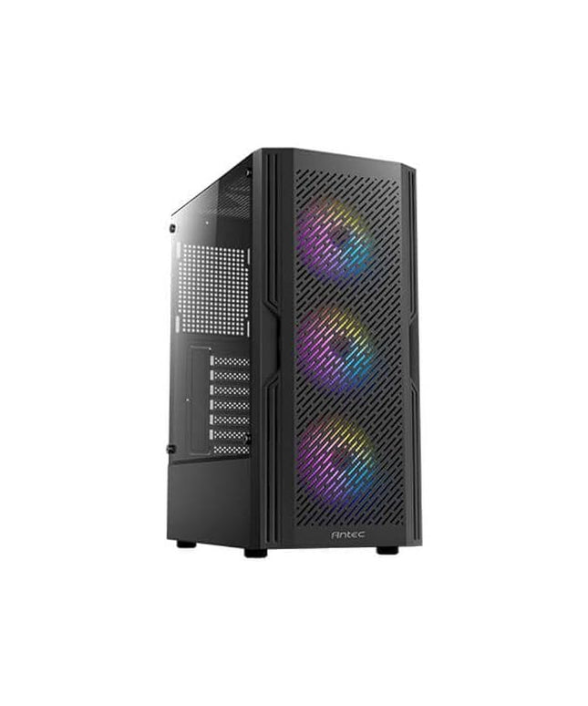 Antec AX20 Elite ATX Mid Tower PC Case Black High Airflow Mesh Front Gaming Cabinet