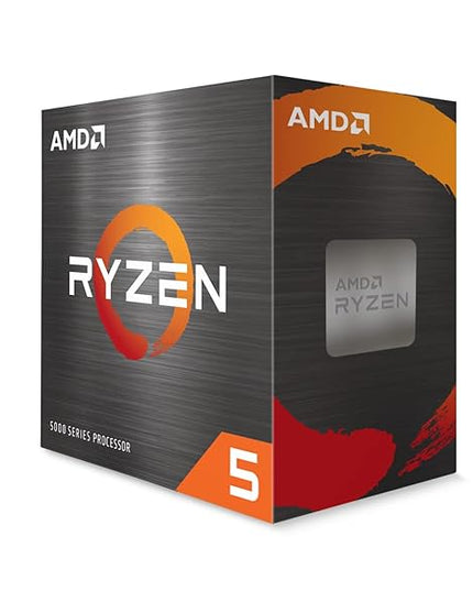 AMD 5000 Series Ryzen 5 5500 Desktop Processor 6 cores 12 Threads 19 MB Cache 3.6 GHz Upto 4.2 GHz AM4 Socket 500 Series Chipset (100-100000457BOX)