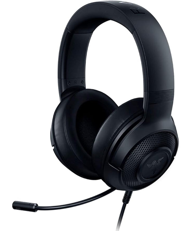 Razer Kraken X Lite Ultralight Gaming Headset: 7.1 Surround Sound Capable - Lightweight Frame - Bendable Cardioid Microphone - for PC, Xbox, PS4, Nintendo Switch - Classic Black