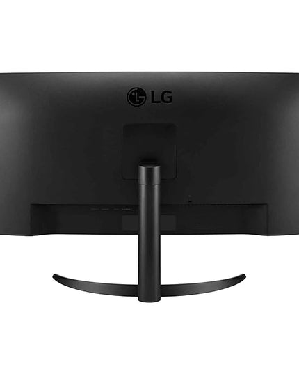 LG 34WQ60C Curved UltraWide Monitor, 34 inch (86.7 cm) IPS QHD, Multitasking with Ease, Color Calibrated - Display Port, HDMI x 2, Black Color