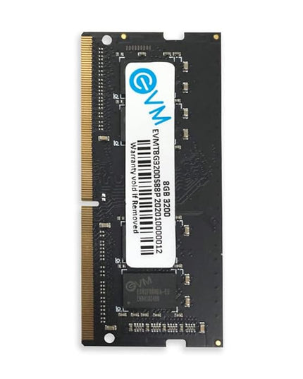 EVM 8GB DDR4 Laptop RAM 3200MHz - Unleash Your System's Full Potential - Perfect for Gamers, Office Work, and More - 10 Years Warranty