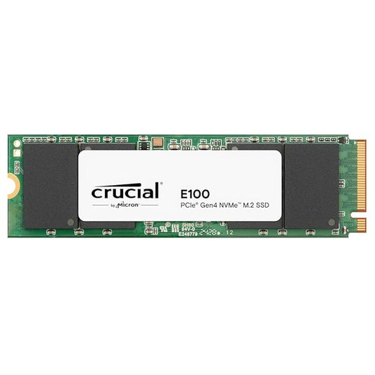 Crucial E100 SSD 480GB M.2 NVMe PCIe Gen4 Internal SSD, Up to 4,700MB/s, Laptop & Desktop Compatible