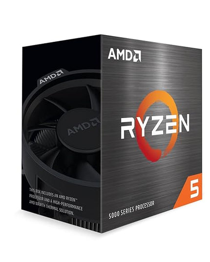 AMD 5000 Series Ryzen 5 5500 Desktop Processor 6 cores 12 Threads 19 MB Cache 3.6 GHz Upto 4.2 GHz Socket AM4 500 Series Chipset (100-100000457BOX)
