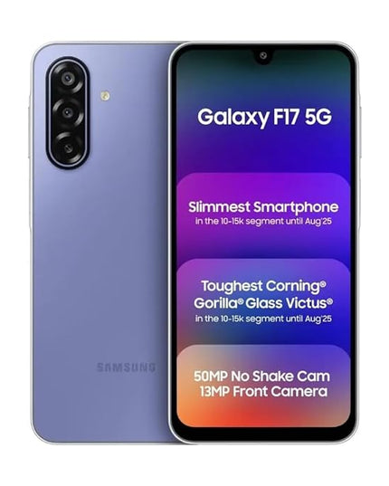 Samsung Galaxy F17 5G (Violet Pop,8/ 128 GB) ( GB RAM)