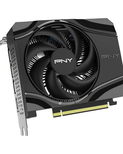 PNY NVIDIA GeForce RTX™ 5060 Single Fan, Graphics Card (8GB GDDR6, 128-bit, PCIe® 5.0, HDMI®/3X Display Port, NVIDIA Blackwell Architecture, DLSS 4) - VCG50608SFXPB1
