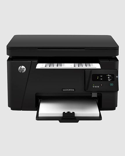 HP LaserJet Pro MFP M126a, Print, Copy, Scan, Hi-Speed USB 2.0, Up to 21 ppm, 150-sheet Input Tray, 100-sheet Output Tray, 8000-page Duty Cycle, 700-page Yield, Black and White, CZ174A
