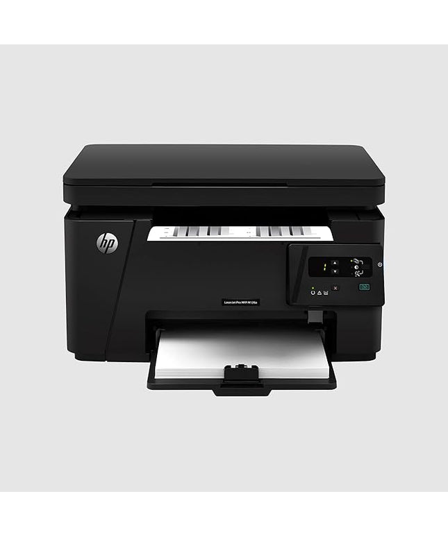 HP LaserJet Pro MFP M126a, Print, Copy, Scan, Hi-Speed USB 2.0, Up to 21 ppm, 150-sheet Input Tray, 100-sheet Output Tray, 8000-page Duty Cycle, 700-page Yield, Black and White, CZ174A