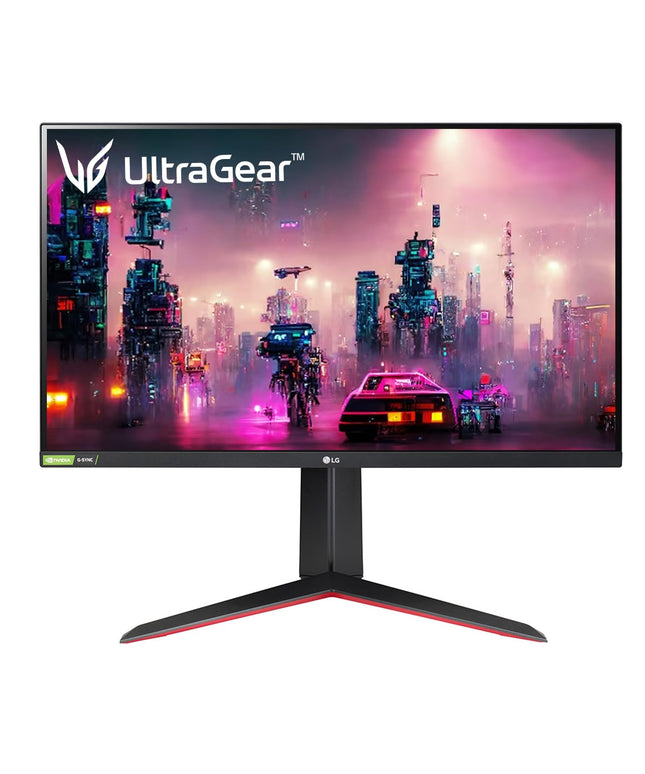 LG 27GN650 (27 inch, 68.5 cm) Ultragear™ FHD IPS (1920 x 1080) Monitor, 144Hz with 1ms (GtG) Gaming Monitor with NVIDIA® G-SYNC® Compatible and AMD Freesync Premium, HDR10, Tilt/Height/Pivot, (Black)