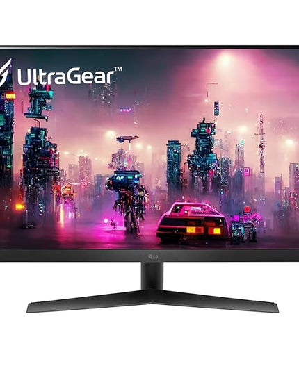 LG Ultragear Gaming Monitor 80 cm (31.5 Inches), FHD 1920 x 1080, 1ms, 165Hz, NVIDIA® G-SYNC® Compatible, AMD FreeSync™ Premium, HDR 10, sRGB 95% (Typ.), DP, HDMI, Headphone Out, 32GN50R (Black)