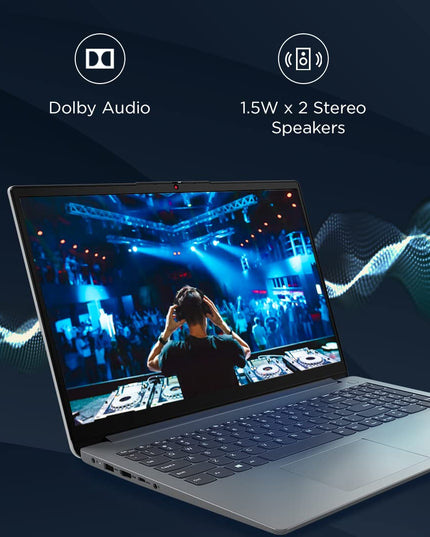 Laptop Lenovo (82RK019DIN) - i3-1215U | 8GB Ram | 512GB SSD | Win11+MSO'24 | 15.6" FHD | Arctic Grey