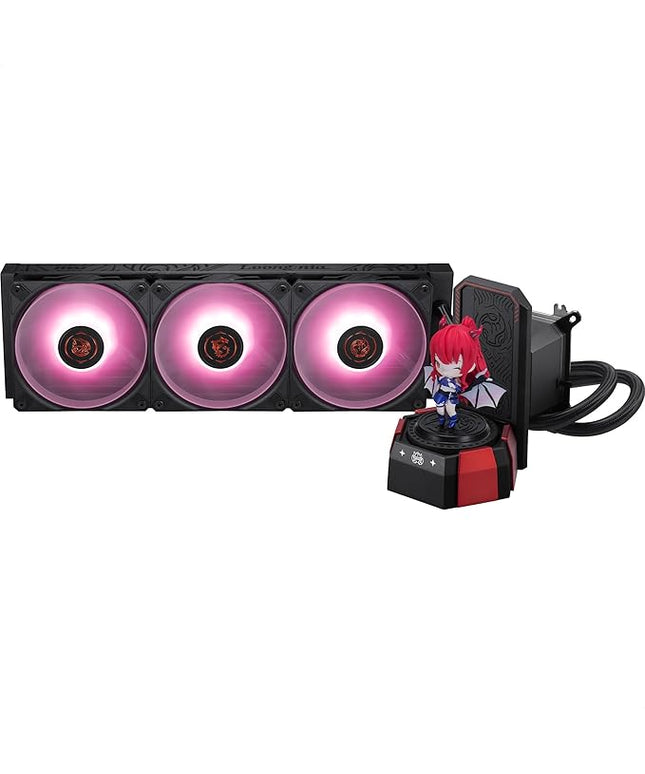 MSI CORELIQUID A17 MLG Edition AIO CPU Liquid Cooler - MLG Exclusive Figure, Figure Display Area, Full-Plane & Screwless Copper Base, Improved Water Channel Design, ARGB GEN2