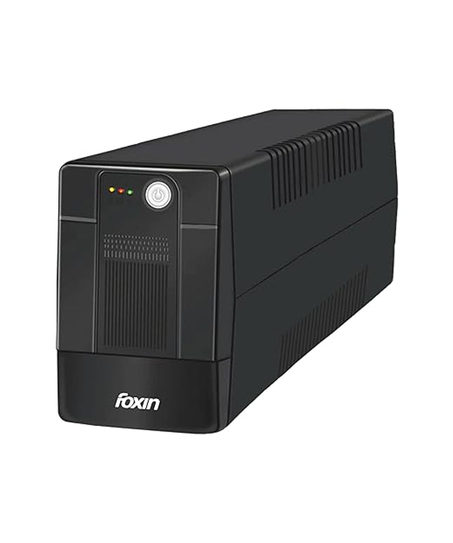 Foxin 1000VA UPS - Uninterrupted Power Supply with Overload Protection, Auto Restart, Generator Compatible, Cold Start & AVR | Ideal for Home PC, Gaming Computer, Laptop | BIS Certified