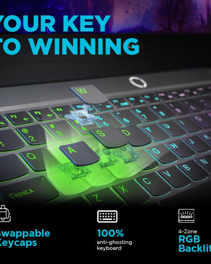 Lenovo LOQ Intel Core i7-13650HX 15.6" (39.6cm) 144Hz 300Nits FHD Gaming Laptop (16GB/512GB SSD/Win 11/NVIDIA RTX 3050 6GB Graphics/100% sRGB/Office 24/1Yr ADP Free/Grey/2.4Kg), 83DV018PIN