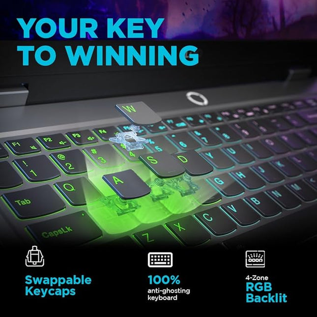 Lenovo LOQ 13th Gen Intel Core i7-13650HX 15.6" (39.6cm) 144Hz 300Nits FHD Gaming Laptop (16GB/512GB SSD/Win 11/NVIDIA RTX 4050 6GB/1Yr ADP Free/MSO 24/Grey/2.3Kg), 83DV01A5IN