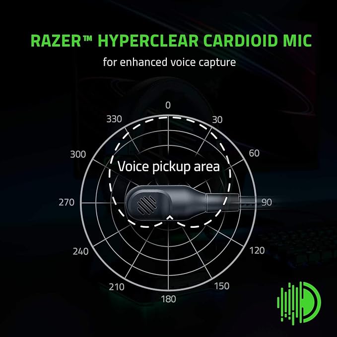 Razer BlackShark V2 X Wired Gaming On Ear Headset - Black|7.1 Surround Sound-50mm Drivers-Memory Foam Cushion-for PC,PS4,PS5,Switch,Xbox One,Xbox Series X|S,Mobile-3.5mm Audio Jack-RZ04-03240100-R3M1