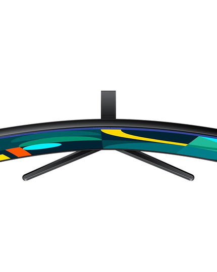 Samsung 27" (68.5cm) 100Hz Curved Monitor|1800R Curved Screen|100Hz|4ms|SRGB 95%|Ports-HDMI,D-Sub,Headphone|Game Mode|EyeSaver Mode|16.7M Color Support|Flicker Free|Off Timer Plus|LS27D368GAWXXL|Black
