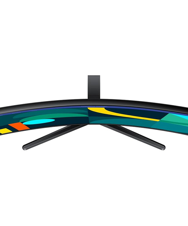 Samsung 27" (68.5cm) 100Hz Curved Monitor|1800R Curved Screen|100Hz|4ms|SRGB 95%|Ports-HDMI,D-Sub,Headphone|Game Mode|EyeSaver Mode|16.7M Color Support|Flicker Free|Off Timer Plus|LS27D368GAWXXL|Black