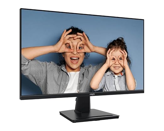 MSI PRO MP275 27-inch IPS 1920 x 1080 (FHD) Computer Monitor, 100Hz, Free-Synch, HDMI, VGA Port, VESA Mountable, Tilt, Speaker, 1ms, Black