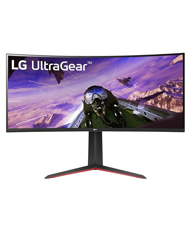 LG Electronics Ultragear 21:9 Curved Gaming LED Monitor 86.42 Cm (34 Inch),Qhd 3440 X 1440,5Ms,160Hz,AMD Freesync Premium,HDR 10,Srgb 99%,Height Adjust Stand,Dp,Hdmi,Speaker,Headphone Out,34Gp63A