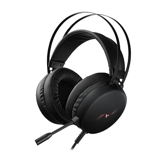 Rapoo VH310 Gaming Headset Gamer Headphones 7.1 Surround Sound Stereo Earphones USB Microphone Breathing RGB LED Light PC Gamer